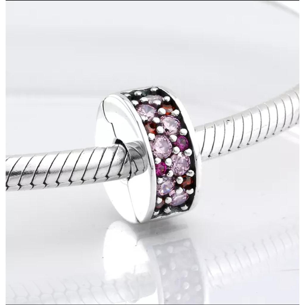 CLIP ZIRCONIA ROSA